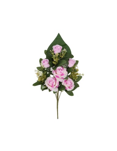 CONJUNTO ROSAS-CAP X 9- 52 CM (MALVA)