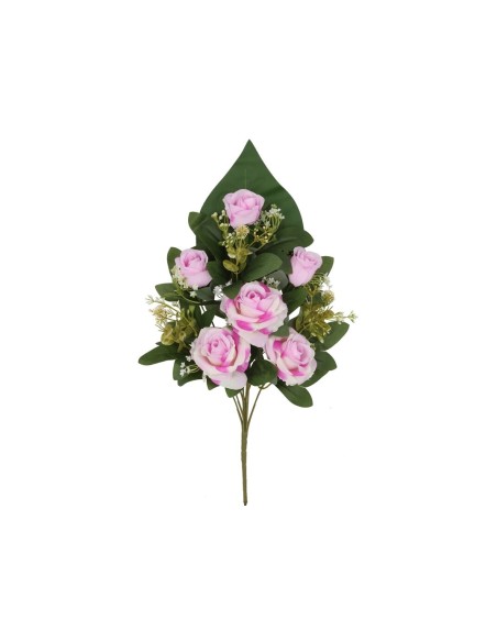 CONJUNTO ROSAS-CAP X 9- 52 CM (MALVA)