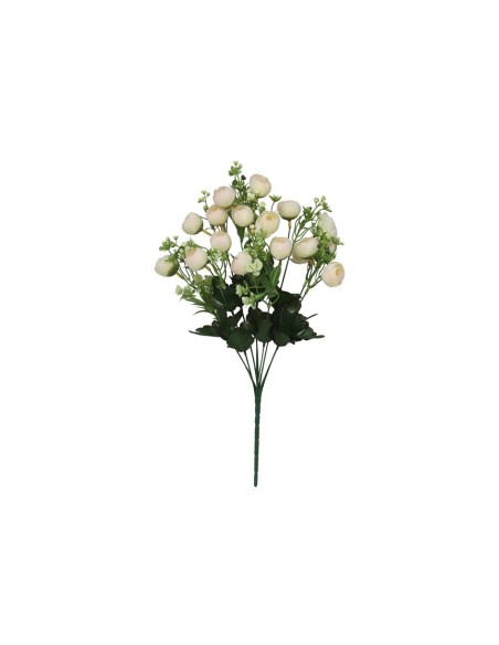 RAMO RANUNKULUS X9 X18 -51CM (CREMA)