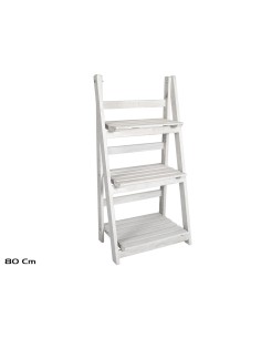 ESTANTE MADERA 3 BALDAS 80X41X25 BLANCO