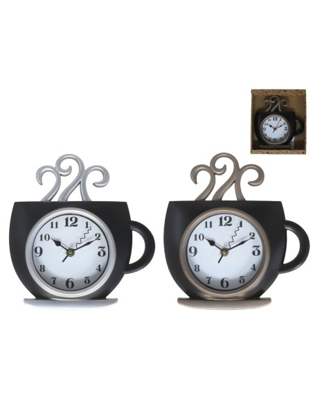 RELOJ DE PARED COFFEE TIME 25,5CM 2 SURT.