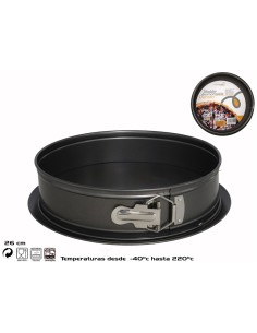 MOLDE DESMONTABLE DUNCAN 26 CM - ACERO