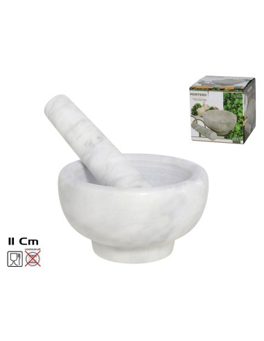 MORTERO CON MANO 11.5 X 6.3 CM