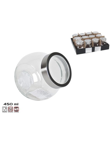 BOTE TRANSPARENTE CRIS 450 ML