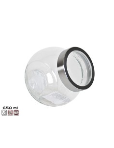 BOTE TRANSPARENTE CRIS 650 ML