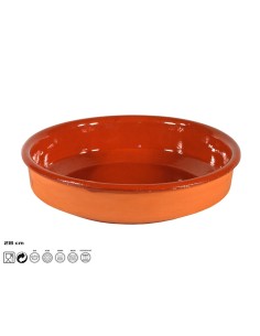 CAZUELA  28 CM 2800 BARRO