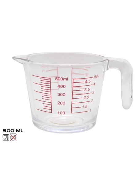 JARRA MEDIDORA CRISTAL 500ML LINDA