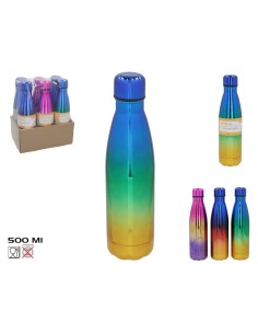 BOTELLA TERMICA RAINBOW 500ML 27X6,5 CM