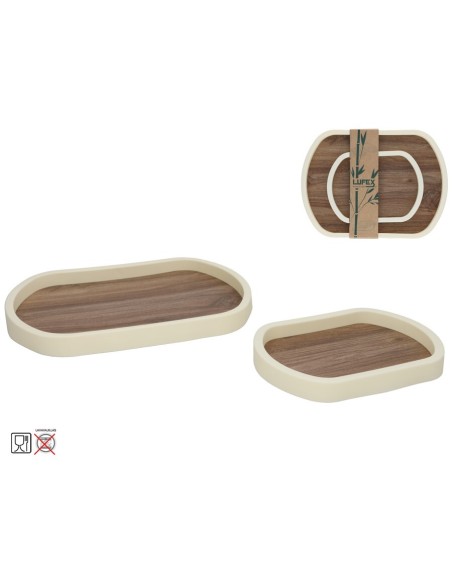 BANDEJA ARGOS X2 36X26,5X3/24X17,5X2,5 CM