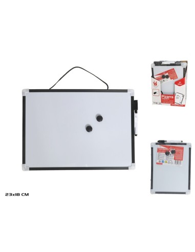 PIZARRA DOBLE CARA MAGNÉTICA 23X18CM
