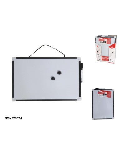 PIZARRA DOBLE CARA MAGN?ICAS 35X25X1CM