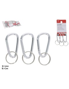 LLAVERO MOSQUETON X3 5 CM