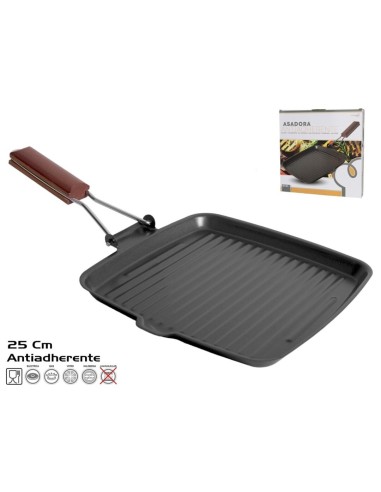 ASADORA ANTIADHERENTE 25X25  MET