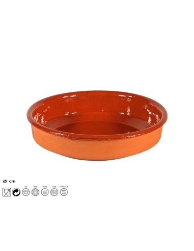 CAZUELA  21 CM 0021 BARRO