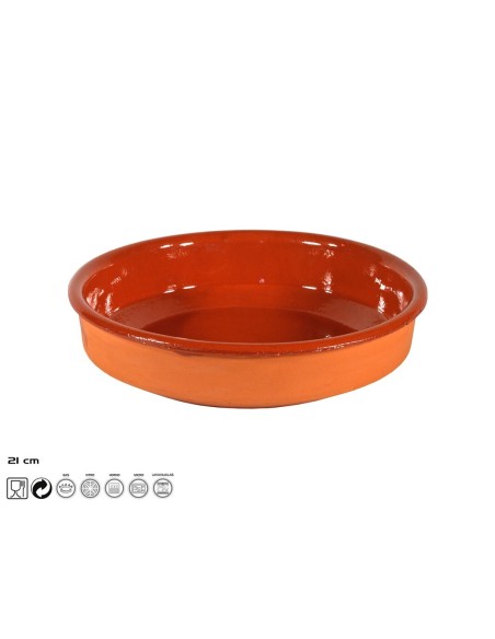 CAZUELA  21 CM 0021 BARRO