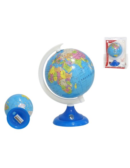 SACAPUNTAS GLOBO TERRAQUEO 13X8.5CM