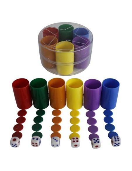 FICHAS PARCHIS 6 JUGADORES CAJA