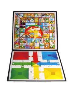 TABLERO PARCHIS MAS OCA 34X34CM