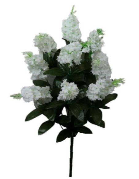 RAMO DE LILAS X 9 BLANCO