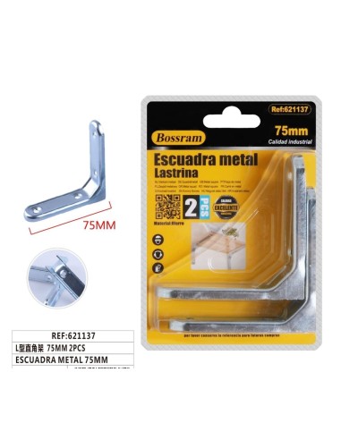 ESCUADRA METAL 75MM (621137)