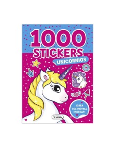 1000 STICKERS UNICORNIOS