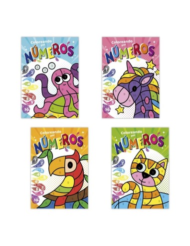 COLOREANDO POR NÚMEROS