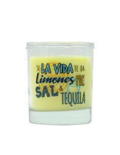 VELA MENSAJE TEQUILA