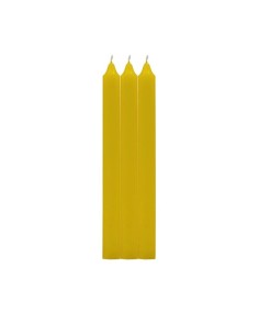 PACK 3 VELAS CIRIO AMARILLO