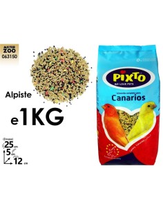 ALIMENTO CANARIOS PIXTO CON ALPISTE 1KG