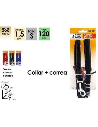 COLLAR + CORREA TALLA S