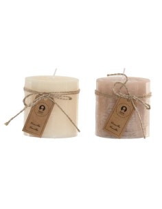 VELA CERA 6,5X6,5X7 215 GR, 32 HORAS 2 SURT.