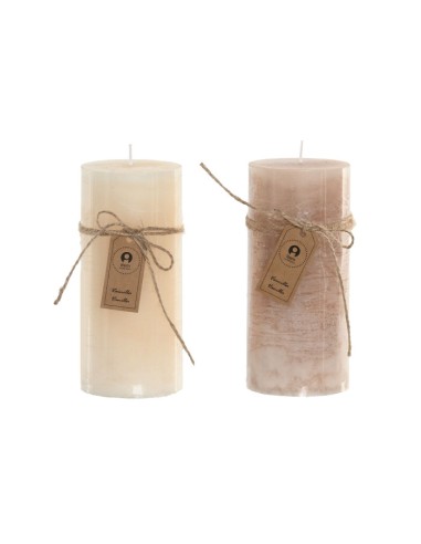 VELA CERA 6,5X6,5X15 455 80 HORAS 2 SURT.