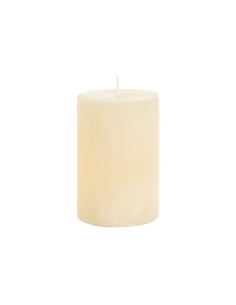 VELA CERA 7X7X10 300 GR, 55 HORAS NATURAL CREMA