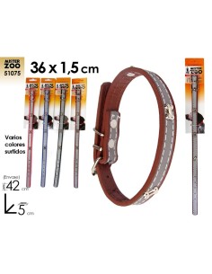 COLLAR PERRO HUESITOS