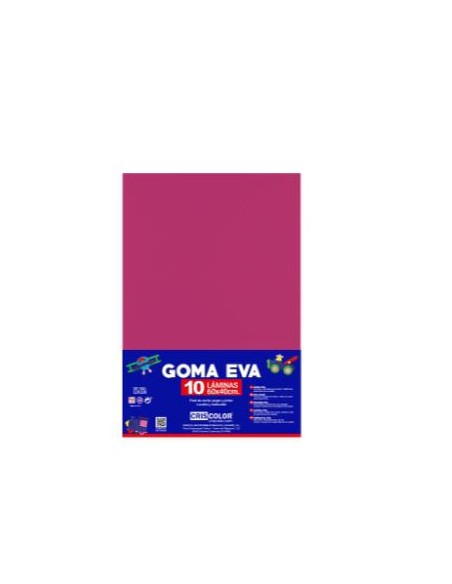 GOMA EVA 40X60CM FUCSIA 10 UNDS