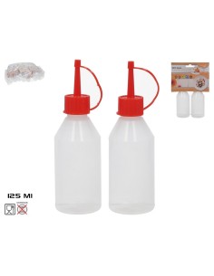 BOTE SALSA  X2 125 ML TAPA ROJA