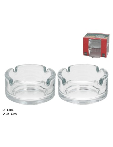 SET 2 CENICEROS LUNA 7,2CM