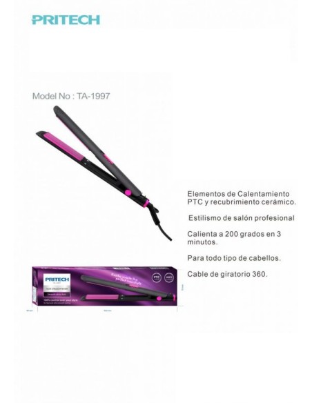 PLANCHA DE PELO TA-1997