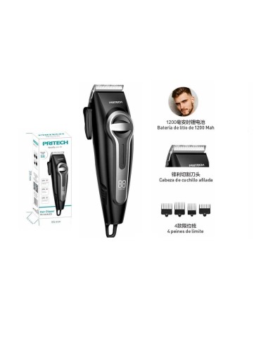 CORTADORA DE CABELLO RECARGABLE PR-