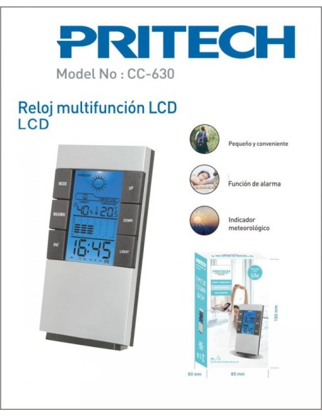 PRONOSTICO DE ESTACION CON RELOJ CC