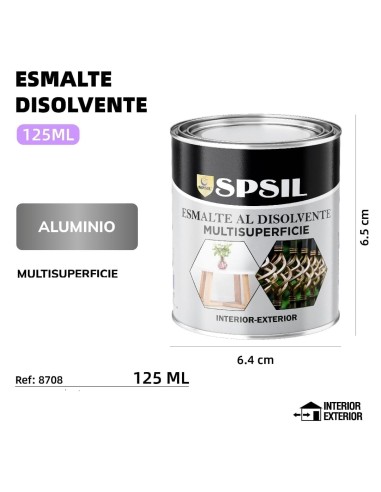 ESMALTE 125ML ALUMINIO 150G