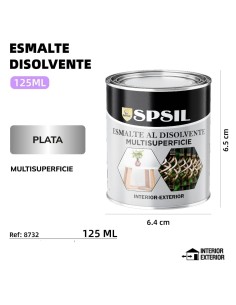 ESMALTE 125ML PLATA 125ML