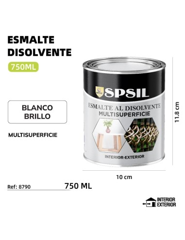 ESMALTE 750ML BLANCO BRILLO 660G