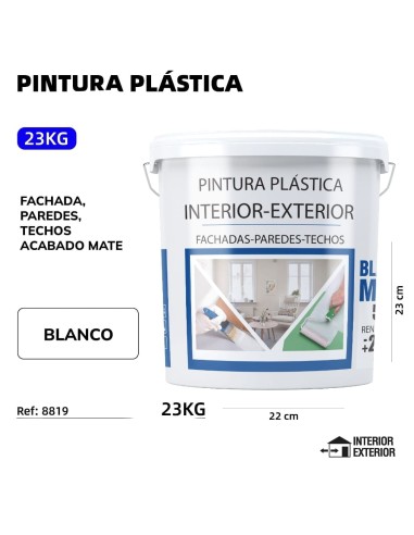 PINTURA BLANCA MATE 15L/23