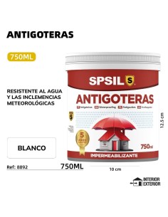ANTIGOTERAS BLANCO 750ML/1K