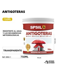 ANTIGOTERAS TRANSPARENTE