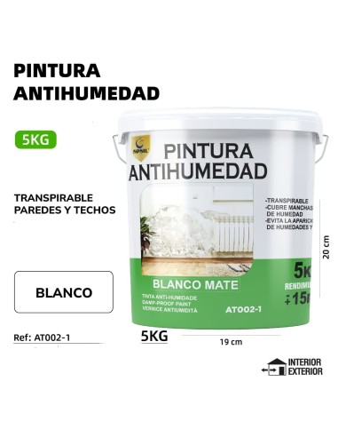PINTURA ANTIHUMEDAD INTERIOR