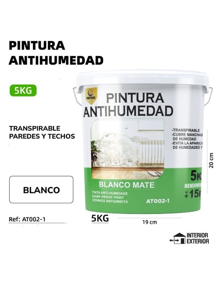 PINTURA ANTIHUMEDAD INTERIOR
