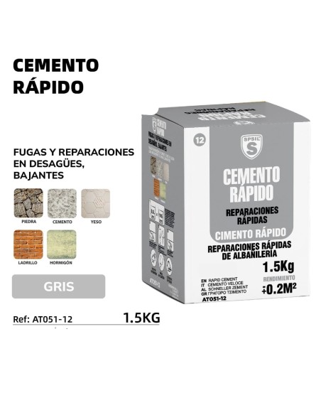 CEMENTO RAPIDO 1.5KG