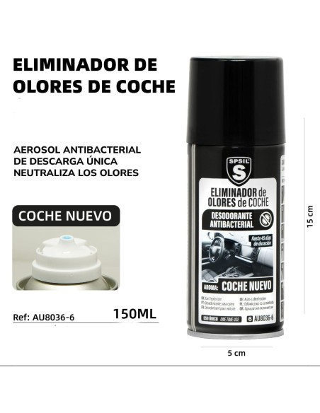 ELIMINADOR DE OLORES COCHE NUEVO